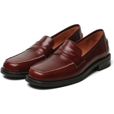 Nieuwe Mode Echt Leer Dames Schoenen Casual Instappers Vierkante Neus Platform Schoenen Schoenen Vrouw Zapatos De Mujer Vrouwen 36 bruin