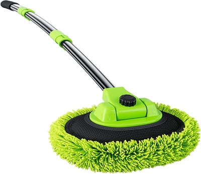 Autowasmop Uittrekbaar - Voertuig Reiniger - Auto Grondig Wassen - Chenille Zandzuiging - 102 cm - Niet gespecificeerd