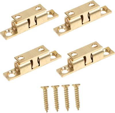Deurvangers - Kastsluitingen - Kasten Sluiten - Koperen Materiaal - 4 Sets - Goud