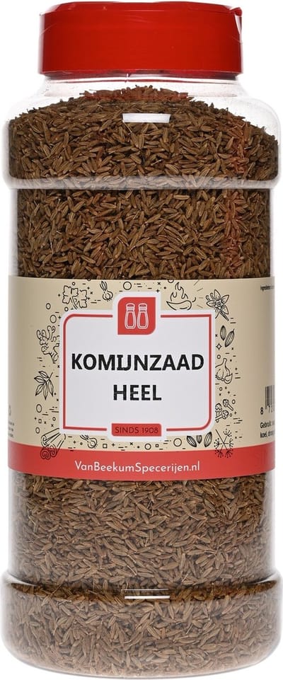 Van Beekum Specerijen - Komijnzaad Heel - Strooibus 400 Gram