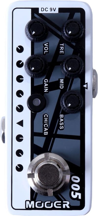 Mooer Micro Preamp 005 Brown Sound 3 overdrive effectpedaal