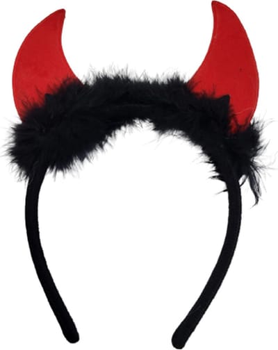 Duivel hoorntjes - Accessoires - Oortjes - Diadeem - Carnaval accessoires - Halloween - Met pluche