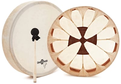 Gear4music Life 16 x 3 Donderslag, geitenvel Vel