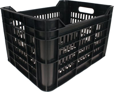 Willex - Fietskrat Urban - Zwart - 30 liter - 100% gerecycled - Inclusief Bevestigingsmateriaal