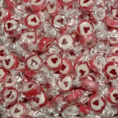 hartjes bonbons 500g (individueel verpakt) (hard snoep)