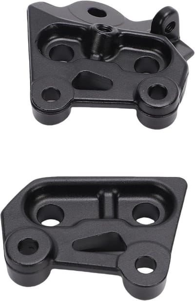 Universele Voetsteunen - Crossmotor Onderdelen - Motor Rijden - CNC Precisiebewerking - 17x14x5 cm - Zwart