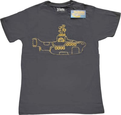 The Beatles - Yellow Submarine Heren T-shirt - S - Zwart