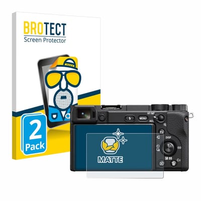 BROTECT - Screenprotector voor Sony Alpha 6100 / 6100A - Folie Beschermfolie matte 2 Stuks
