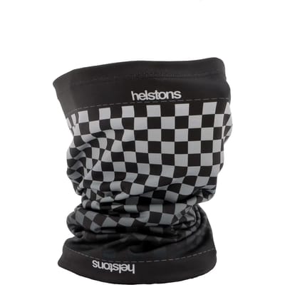 Motorfiets choker van ruitjesstof Helstons