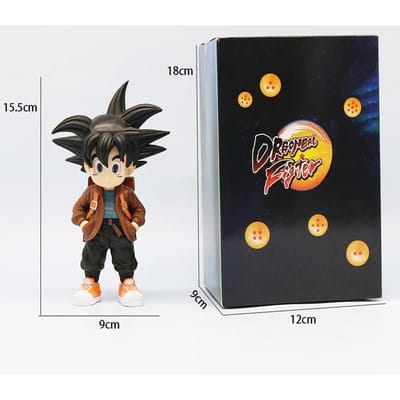 Figurine Anime Dragon Ball Z 15cm Son Goku Figures Voyage Enfant Goku Figurine d'Action Mignonne PVC GK Statue Modèle de Collection Jouets Cadeaux