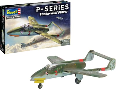 Revell Modelbouwpakket Vliegtuigen - 03761 Focke-Wulf TL Jäger Flitzer WWII - P-series - Duits Straaljager Plastic - 1:72 - Modelbouw