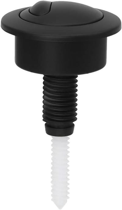 Toilet Drukknop - Spoelknop Dual Flush - Badkamer Upgraden - Waterbesparend Mechanisme - 10 x 5 x 5 cm - Zwart