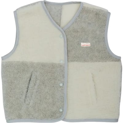 Mouwloze Merinowollen Vest Happymess