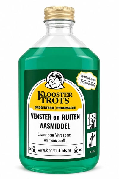 KloosterTrots Venster & Ruitenwasmiddel - Uniek sterk geconcentreerd streeploos - Inhoud : 500 ml - Prijs per stuk