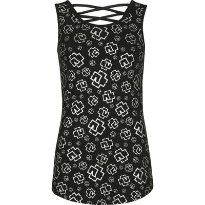 Rammstein Top - Stripped - S tot 3XL - voor Vrouwen - zwart
