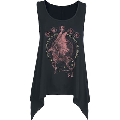 Harry Potter Top - Thestral - S tot XXL - voor Vrouwen - zwart