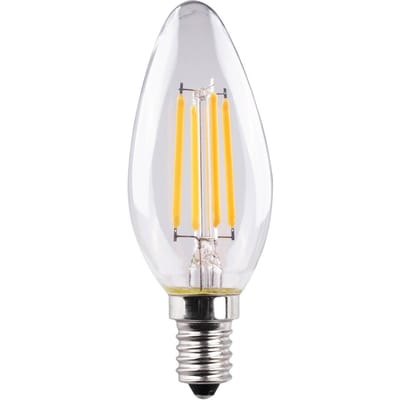 Müller-Licht LED kaars E14 4,2 W gloeidraad 2.700 K helder, set van 2