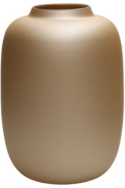Vaas Artic | Small | Matt Gold - Mat goud | Mond geblazen glas | Ø21 x H29 cm