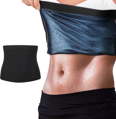 Sweat Body Shaper voor Dames - Taille Trainer Sauna Band, Fitness Sweat Belt voor Gewichtsverlies en Slanker Lichaam tijdens de Workout