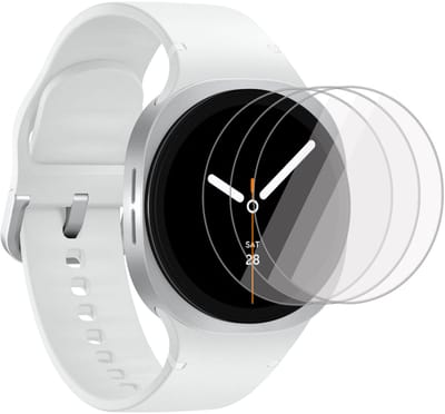 3x Folie Screenprotector Geschikt voor Samsung Galaxy Watch 8 44mm - Screenprotector - Beschermglas Folie