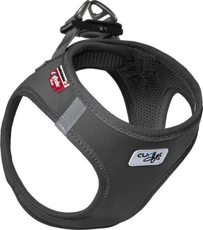 Curli Hondentuigje Harness 30-35 Cm Softshell Mesh/nylon Zwart