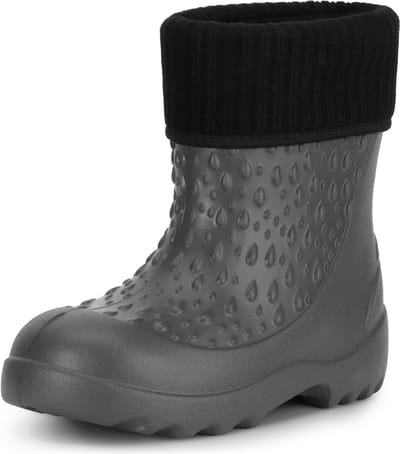 Ladeheid Kinder Regenlaarzen - Thermo Rubberlaarzen Vederlicht - EVA - LA-DW-KidsWinter - Grafiet 9490 - 32/33
