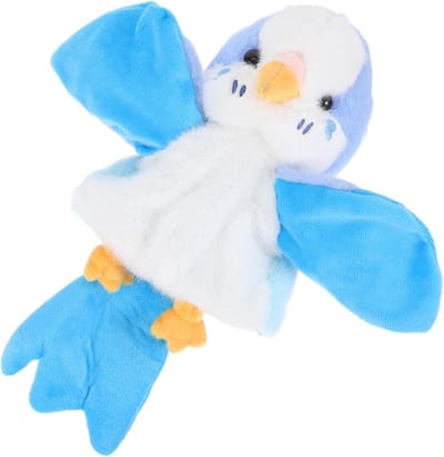 Papegaaien Handpop - Pluche Vogelpop - Verhaal Vertellen - Zachte Pluche Stof - 30cm Groot