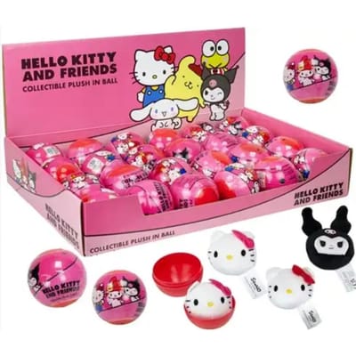 Hello Kitty - Peluche Surprise dans une Boule - 2287630