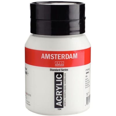 Amsterdam Standard Series Acrylverf Pot 500 ml Zinkwit 104