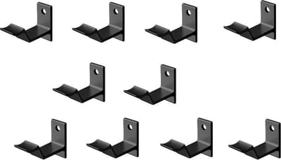 Leuninghouder zwart - Keilboutbevestiging - Hol zadel  Hermeta - 3543-18 - 10 stuks