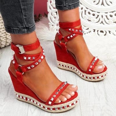 Sandalen met sleehakken Zomerpumps met enkelbandje Sandalen Stripperhakken Open teen Damesschoenen Stripperschoenen 38 brown