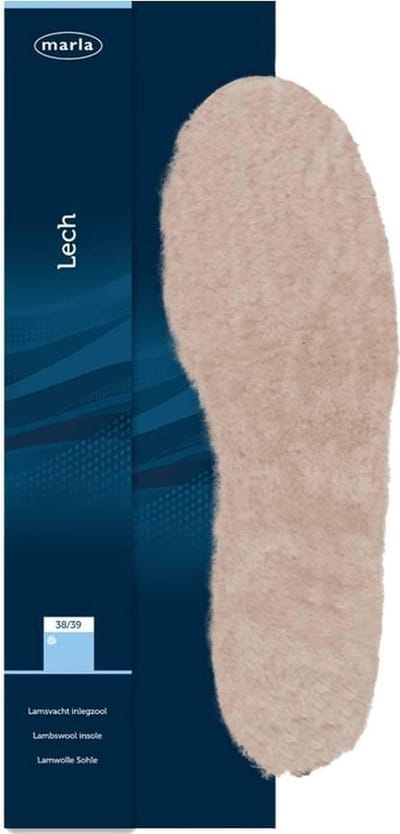 Marla - Lech Lamsvacht inlegzolen - zacht latex - knipbaar - Maat 46/47
