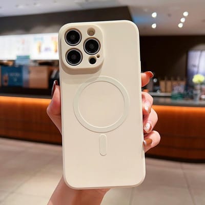 Vloeibare siliconen magnetische camerabescherming telefoonhoesje voor iPhone 14 Pro Max 13 12 11 Pro Max X XR XS Max 7 8 Plus zachte TPU-hoes For iPhone 14 Plus