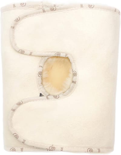 Kniebandage van Texelse Medicinale schapenvacht - Knie Brace - Knie beschermer - Gewrichtspijn - Knie Blessures