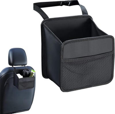 Bekerhouder Auto - Opvouwbare Houder - Reizen Organiseren - Universele Compatibiliteit - 20 x 13.5 x 21 cm - Zwart