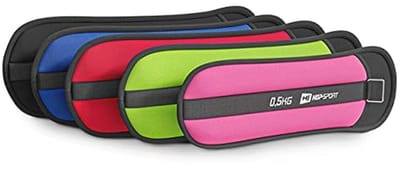 Gewichtsmanchetten voor Pols en Enkel - Ankle and Wrist Weights Set 2x 0.5kg, 1kg, 1.5kg, 2kg, 2.5kg