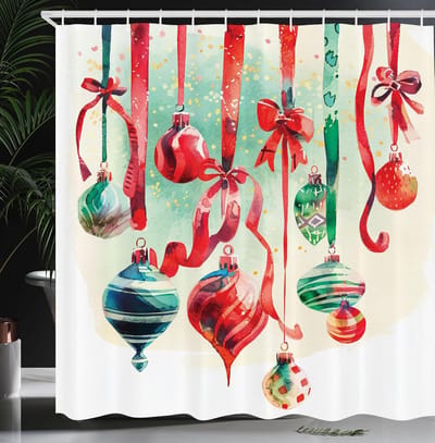 Douchegordijn - Badkamerdecoratie - Badkamer opfrissen - Waterdichte stof - 175 x 200 cm - Meerkleurig