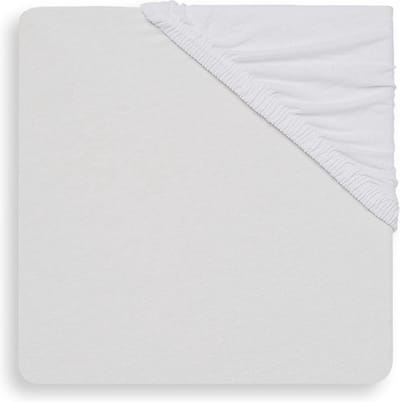 Jollein - Baby Hoeslaken Boxmatras Jersey (Wit) - Katoen - Hoeslaken Baby, Hoeslaken Box - 75x95cm