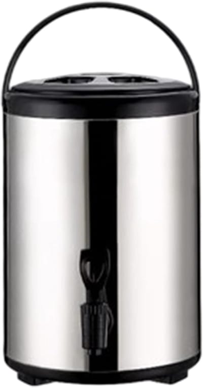 Warmwaterdispenser - Geïsoleerde ketel - Dranken serveren - Met handige kraan - 6 liter inhoud - Zilverkleurig