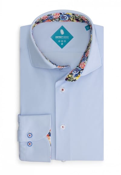 District Indigo Performance Overhemd Light Blue (7.31.025.732 - 374)