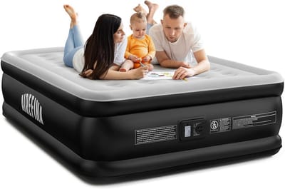 Zelfopblazend Luchtbed voor 2 Personen - Ideaal voor Camping en Thuisgebruik - 203 x 152 x 46 cm