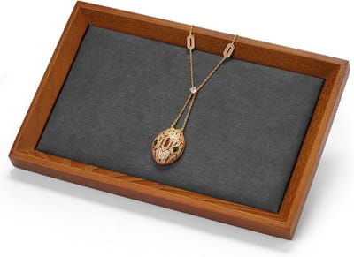 Houten sieradendoosje met lades voor sieraden en accessoires - 4 stijlvolle ontwerpen, 23,5 x 15,5 x 2,5 cm