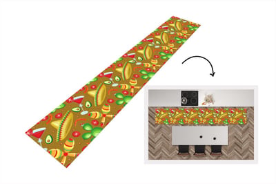 Keukenloper - Loper keuken - Mexico - Sombrero - Patronen - 300x50 cm - Keukenloper vinyl