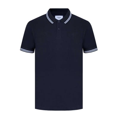 Firetrap Heren Lazer-logo katoenen poloshirt (Zwart)