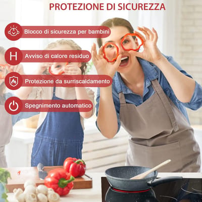 Keramische kookplaat - Inbouw kookplaat - Koken en bereiden - Flexibele kookzones - 80 cm - Zwart