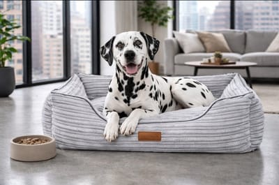 Dog's Lifestyle hondenmand Supersoft Rib Grijs 90cm