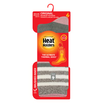 Heat Holders - Dames thermische sokken met gevarieerde strepen - Cherith