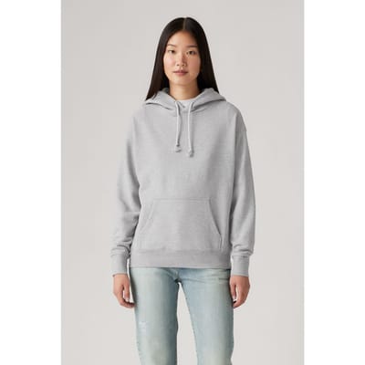 Levi's Heritage Hoodie Heather Grey Maat: XXS | Hoodies Outlet | Dames | Grijs