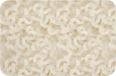 Badmat 60x40 cm - Antislip - Abstract - Lijnen - Beige - Badmatten voor badkamer - Badkamermat - Douchemat - Badkamer mat