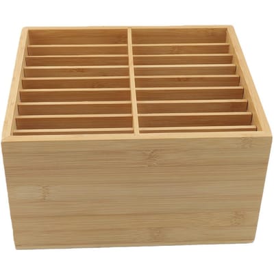 Organisateur de Marqueurs Contient 144 Marqueurs Bois Marqueurs Stylos Fournitures d'Art Organisateur Étagère de Rangement pour Maison Salle de Classe Bureau brown